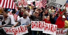 anti-sharia protest